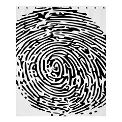 Fingerprint Shower Curtain 60  X 72  (medium)  by artworkshop
