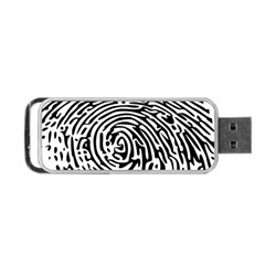 Fingerprint Portable Usb Flash (two Sides) by artworkshop