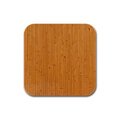 Hardwood Vertical Rubber Square Coaster (4 Pack) by artworkshop