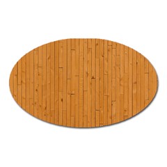 Hardwood Vertical Oval Magnet by artworkshop