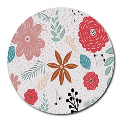 Nature Flora Round Mousepads by artworkshop