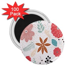 Nature Flora 2 25  Magnets (100 Pack)  by artworkshop