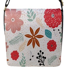 Nature Flora Flap Closure Messenger Bag (s) by artworkshop