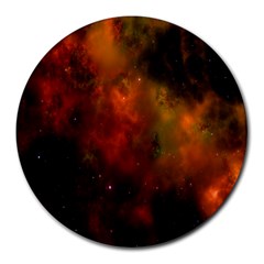 Space Science Round Mousepads by artworkshop
