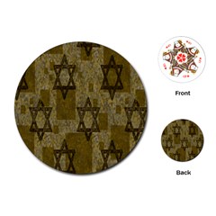 Star-of-david-002 Playing Cards Single Design (round) by nate14shop