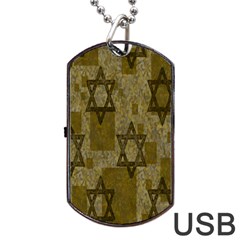 Star-of-david-002 Dog Tag Usb Flash (two Sides) by nate14shop