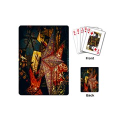 Stars-002 Playing Cards Single Design (mini) by nate14shop