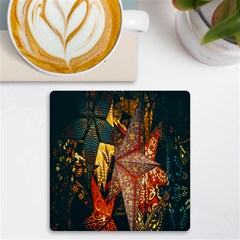 Stars-002 Uv Print Square Tile Coaster  by nate14shop