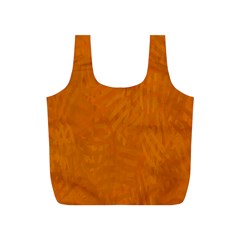 Orange Full Print Recycle Bag (s) by nate14shop