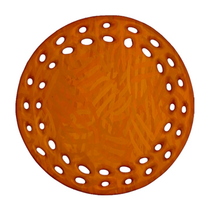 Orange Ornament (Round Filigree)