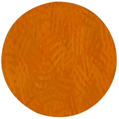 Orange Wooden Bottle Opener (round)
