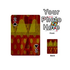 Rhomboid 003 Playing Cards 54 Designs (mini) by nate14shop