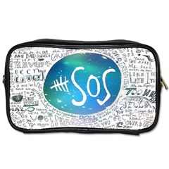 5 Seconds Of Summer Collage Quotes Toiletries Bag (two Sides) by nate14shop