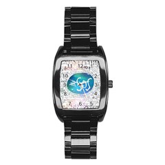 5 Seconds Of Summer Collage Quotes Stainless Steel Barrel Watch by nate14shop