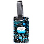 The Fault In Our Stars Collage Luggage Tag (two sides) Back