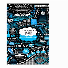 The Fault In Our Stars Collage Small Garden Flag (two Sides) by nate14shop