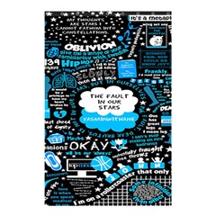 The Fault In Our Stars Collage Shower Curtain 48  X 72  (small)  by nate14shop