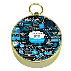 The Fault In Our Stars Collage Gold Compasses by nate14shop