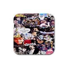 5 Second Summer Collage Rubber Square Coaster (4 Pack) by nate14shop