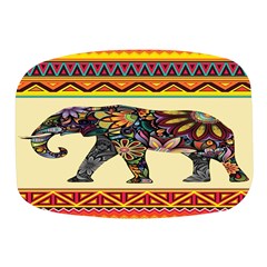 Elephant Colorfull Mini Square Pill Box by nate14shop