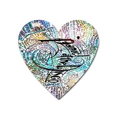 Panic At The Disco Lyric Quotes Heart Magnet by nate14shop