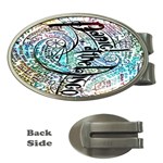 Panic At The Disco Lyric Quotes Money Clips (Oval)  Front