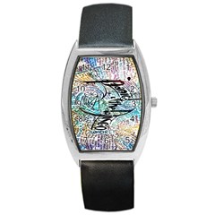 Panic At The Disco Lyric Quotes Barrel Style Metal Watch by nate14shop