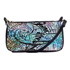 Panic At The Disco Lyric Quotes Shoulder Clutch Bag by nate14shop