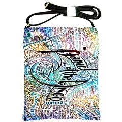 Panic At The Disco Lyric Quotes Shoulder Sling Bag by nate14shop