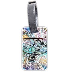 Panic At The Disco Lyric Quotes Luggage Tag (one Side) by nate14shop