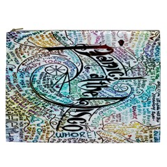 Panic At The Disco Lyric Quotes Cosmetic Bag (xxl) by nate14shop