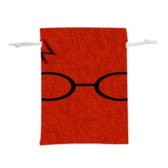Harry Potter Glasses And Lightning Bolt Lightweight Drawstring Pouch (m) by nate14shop