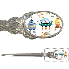 Vector-set-funny-robots-cartoon Letter Opener