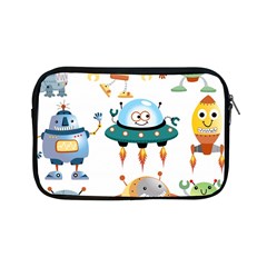 Vector-set-funny-robots-cartoon Apple Ipad Mini Zipper Cases by Jancukart