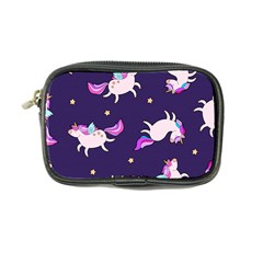 Fantasy-fat-unicorn-horse-pattern-fabric-design Coin Purse by Jancukart