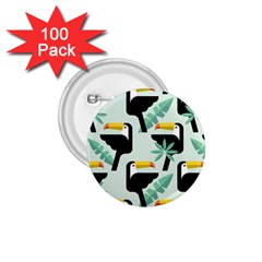 Seamless-tropical-pattern-with-birds 1 75  Buttons (100 Pack) 