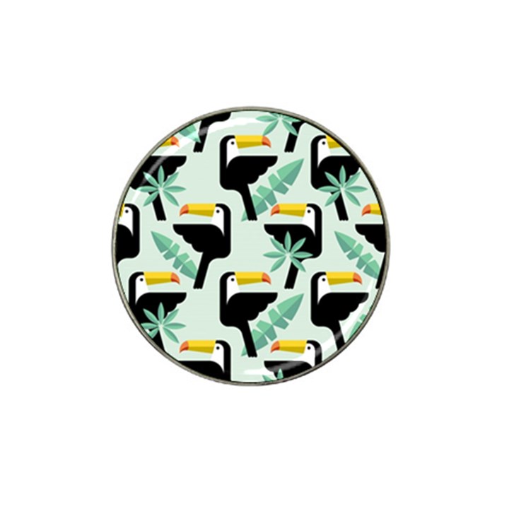 Seamless-tropical-pattern-with-birds Hat Clip Ball Marker (10 pack)