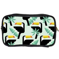 Seamless-tropical-pattern-with-birds Toiletries Bag (two Sides) by Jancukart