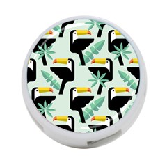 Seamless-tropical-pattern-with-birds 4-port Usb Hub (two Sides) by Jancukart