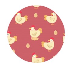 Cute-chicken-eggs-seamless-pattern Mini Round Pill Box (pack Of 3) by Jancukart