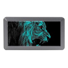 Angry Male Lion Predator Carnivore Memory Card Reader (mini) by Jancukart