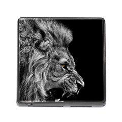 Angry Male Lion Memory Card Reader (square 5 Slot) by Jancukart