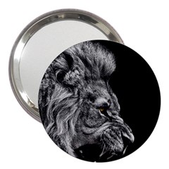 Angry Male Lion 3  Handbag Mirrors by Jancukart