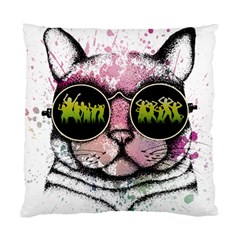 Black-cat-head Standard Cushion Case (two Sides) by Jancukart