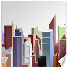 City-urban-buildings-skyscraper Canvas 12  X 12 