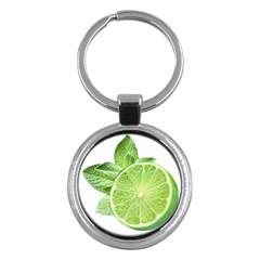 Lemon Clipart Key Chain (round)