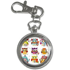 Cartoon-cute-owl-vector Key Chain Watches