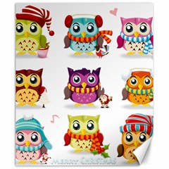 Cartoon-cute-owl-vector Canvas 20  X 24  by Jancukart