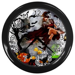 Halloween Wall Clock (black)