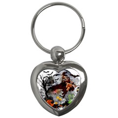 Halloween Key Chain (heart)